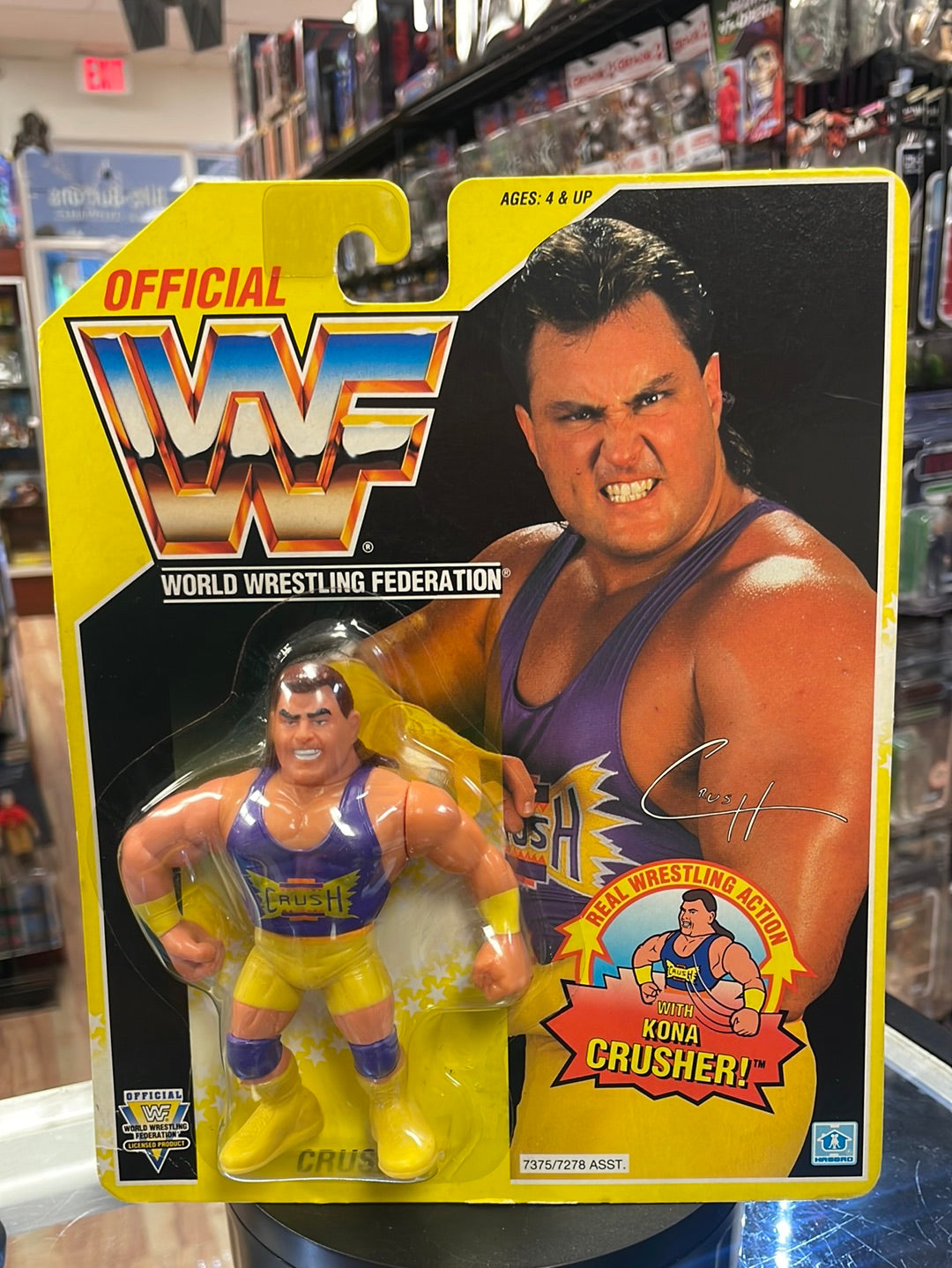 Wwf hasbro clearance crush