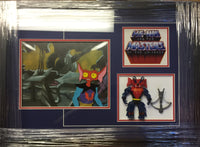 Master of the Universe: Mantenna Animation Cel & Figure (Framed & Matted) - Bitz & Buttons