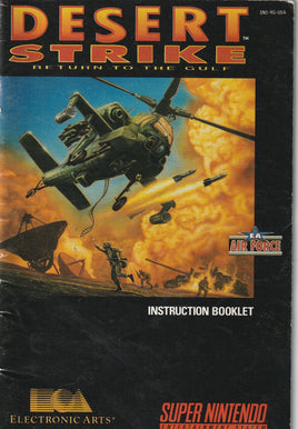 Desert Strike: Return to the Gulf (SNES, Manual Only)