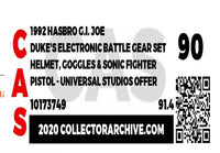Dukes Battle Gear Set (Hasbro, GI Joe) **CAS Graded 91.4**