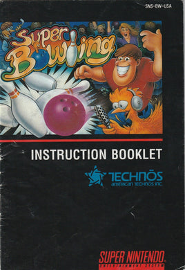 Super Bowling (SNES, Manual Only)