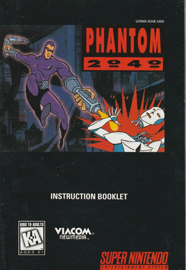 Phantom 2040 (SNES, Manual Only)
