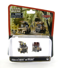 Pitties as Logray & Wicket (Pixar Cars, Mattel)