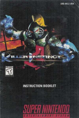 Killer Instinct (Manual Only, SNES)