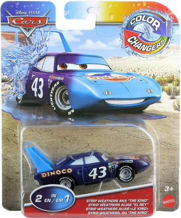 King Strip Weathers (Pixar Cars, Color Changers) - Bitz & Buttons