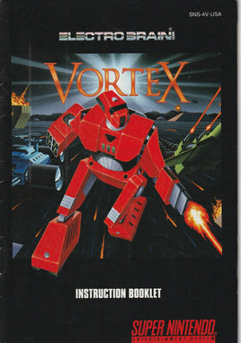 Vortex (SNES, Manual Only)