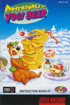Adventures of Yogi Bear (Nintendo, SNES) Manual Only