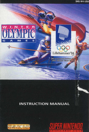 Winter Olympic Games (Manual Only, SNES) - Bitz & Buttons