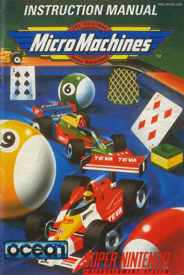Micro Machines (Manual Only, SNES)