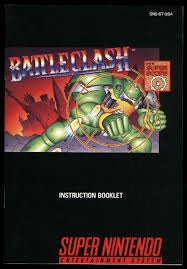 Battleclash (Nintendo, SNES) Manual Only