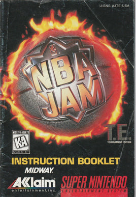 NBA Jam TE (SNES, Manual Only)