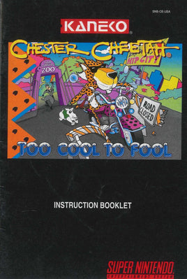 Chester Cheetah (Manual Only, SNES)
