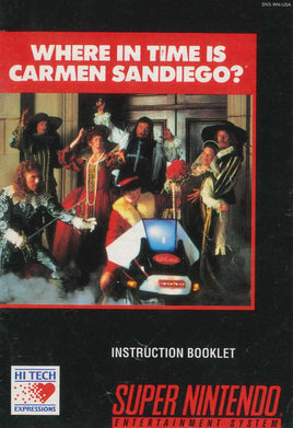 Where in Time is Carmen Santiago (Manual Only,SNES)