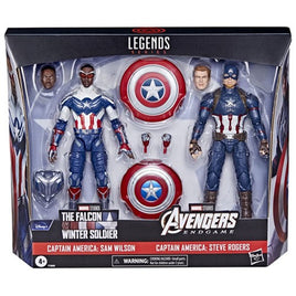 Captain America Sam Wilson & Steve Rogers (Marvel Legends, Hasbro)