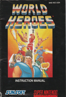 World Heroes (SNES, Manual Only)