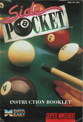 Side Pocket (SNES, Manual Only)