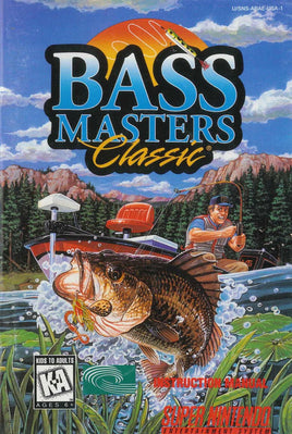 Bass Master Classic (Nintendo, SNES) Manual Only