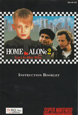 Home Alone 2: Lost in New York (SNES, manual only)