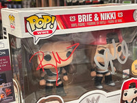 Niki & Brie Bella Twins  (Funko, WWE) *JSA Authenticated*